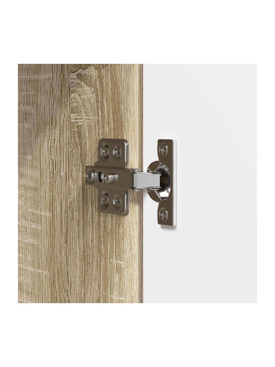Nachttische Holz Beige 2Stücke 43x34.5x50cm