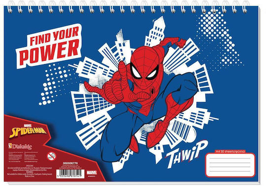 Bloc De Desen A4 30 Foi 2 Modele Spiderman