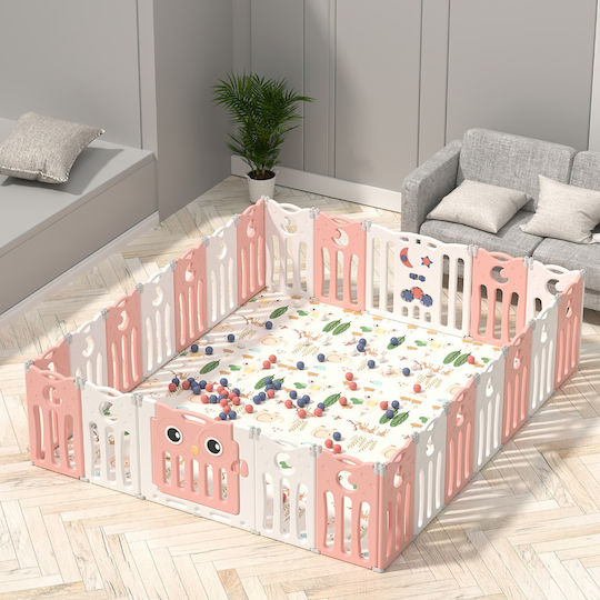 Kidstoys Φράχτης Παιχνιδιού Ροζ