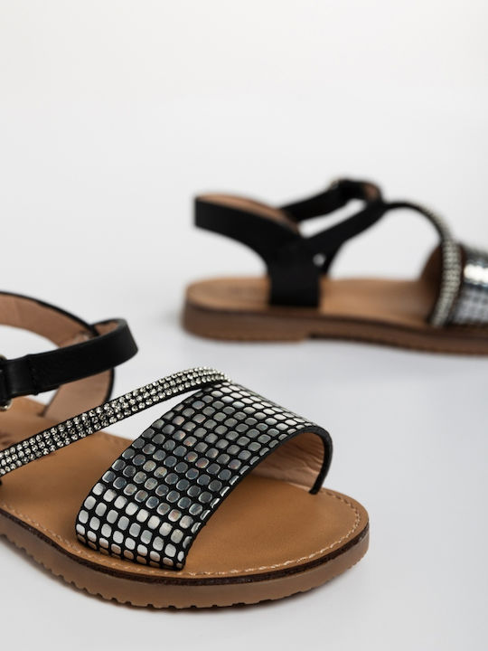 Sandale Tip Pantof Negre