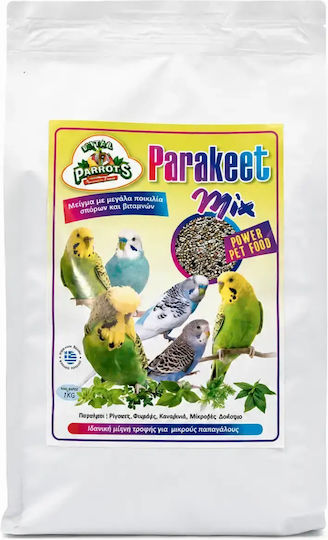 Evia Papageien Wellensittiche Vollständiges Saatgut-Mischung Budgie 10kg