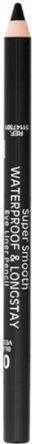Seventeen Supersmooth Waterproof Eyeliner Soft Eye Pencil 01 Black Velvet