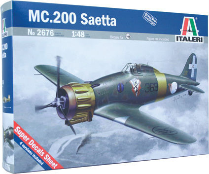 Italeri 1:48 Mc.200 Saetta Static Model
