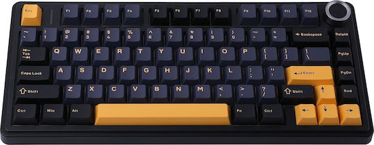 Aula F75 Ασύρματο Gaming Πληκτρολόγιο 75% με RGB φωτισμό (Αγγλικό US)