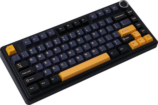 Aula F75 Ασύρματο Gaming Πληκτρολόγιο 75% με RGB φωτισμό (Αγγλικό US)