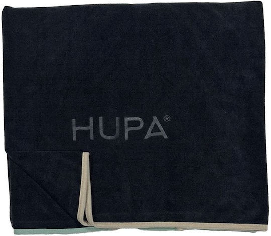 Hupa Microfiber Body Towel 380gr/m² with Case Black 175x80cm