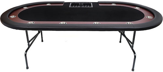 Pokeritems Klappbarer Pokertisch 213x106cm