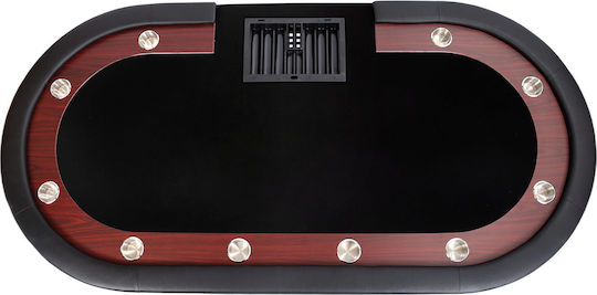 Pokeritems Klappbarer Pokertisch 213x106cm