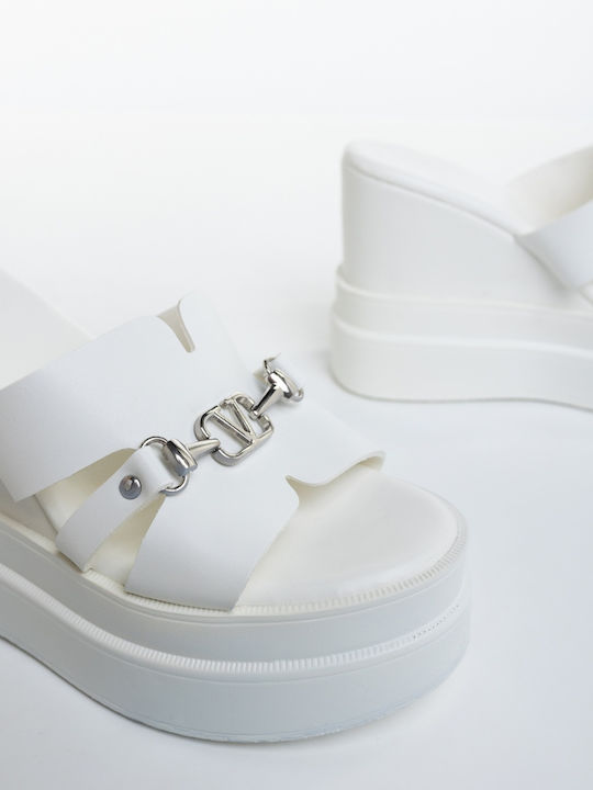 Platforme Dama Tip Slip On Albe