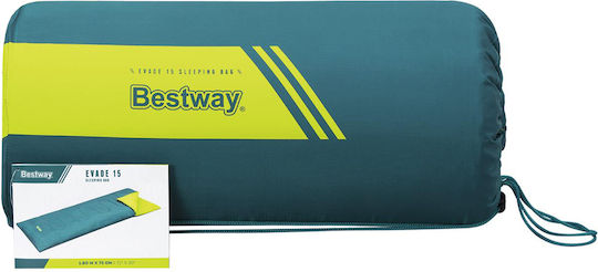 Bestway Bestway Schlafsack Einzeln 2 Jahreszeiten Petrol