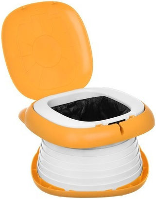 Tragbares Töpfchen Orange bis 50kg