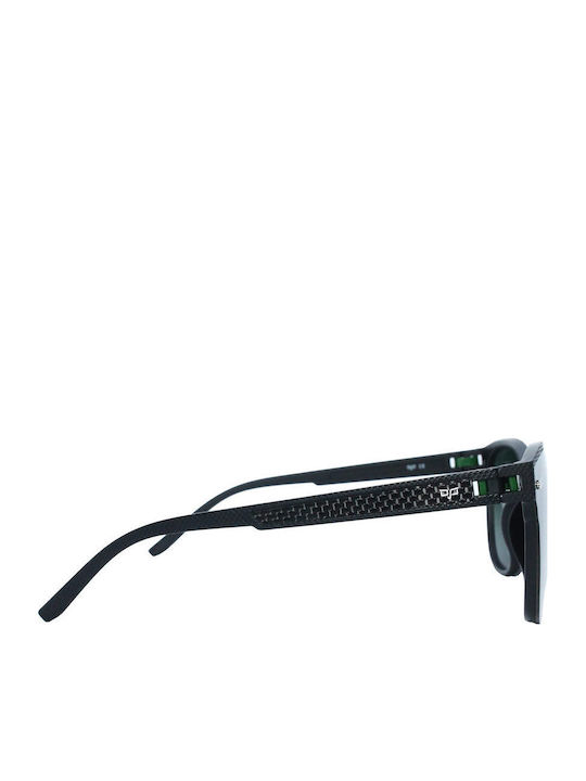 OJO Sunglasses Unisex Γυαλιά Ηλίου με Μαύρο Σκελετό και Μαύρο Ντεγκραντέ Polarized Φακό 44OEV73048