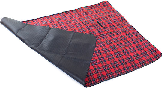Verk Group Κουβέρτα Πικ Νικ 200x200cm σε Κόκκινο χρώμα