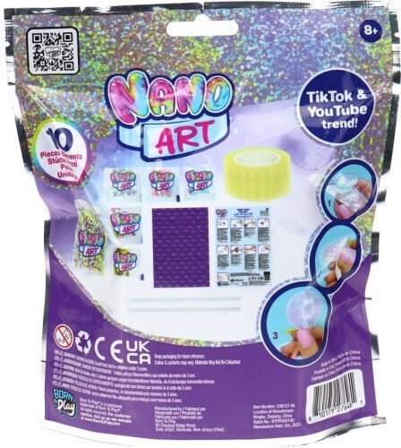 Nano Art Лента Микс Лилаво B89101 Nano Art
