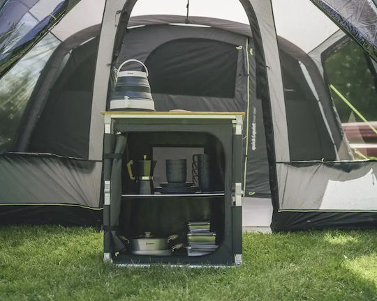 Outwell Padres Metallic Camping Table Foldable 75x49x82cm Gray