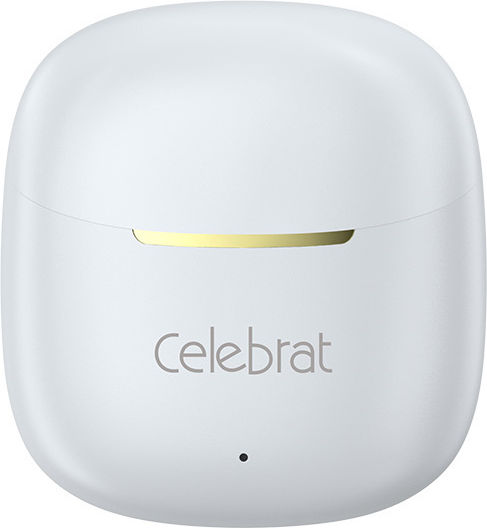 Celebrat W79 Earbud Bluetooth Handsfree Ακουστικά με Θήκη Φόρτισης Λευκά