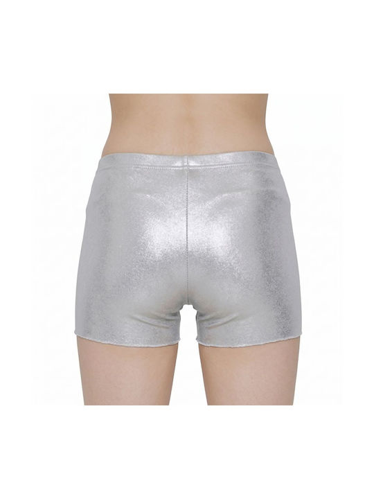 Kinder-Tanzbekleidung Shorts Kinderliches Silber Leggings