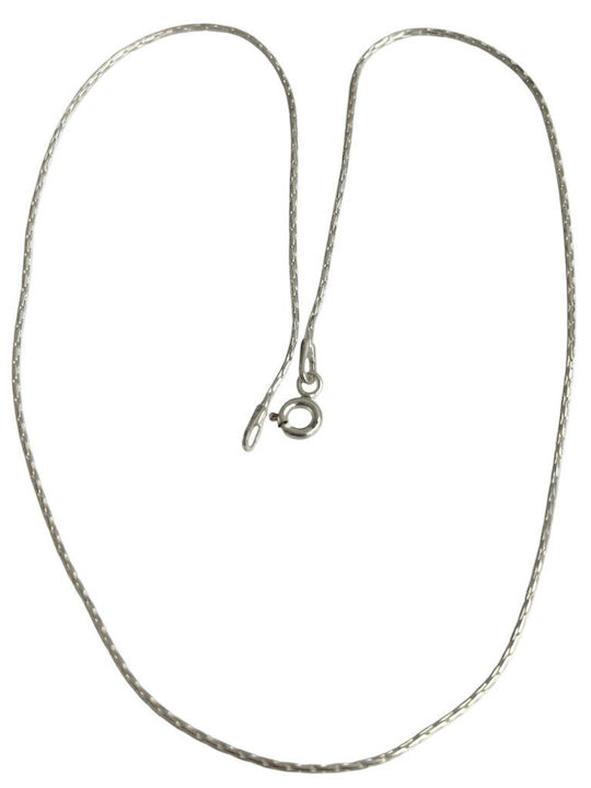 Alista Home Women's Silver Neck Chain Spiral