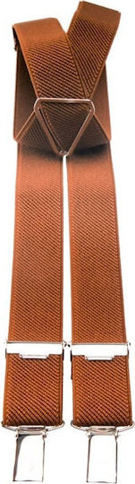 Victoria Kids Suspenders in Beige Colour with 3 Clips