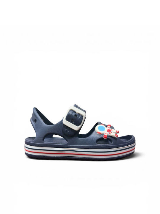 Crocs Παιδικά Ανατομικά Παπουτσάκια Θαλάσσης Μπλε