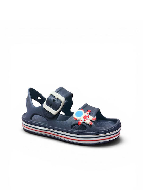 Crocs Παιδικά Ανατομικά Παπουτσάκια Θαλάσσης Μπλε