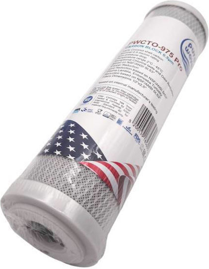 Water Filter Cartridge for Faucet from Activated Carbon 0.5 μm
