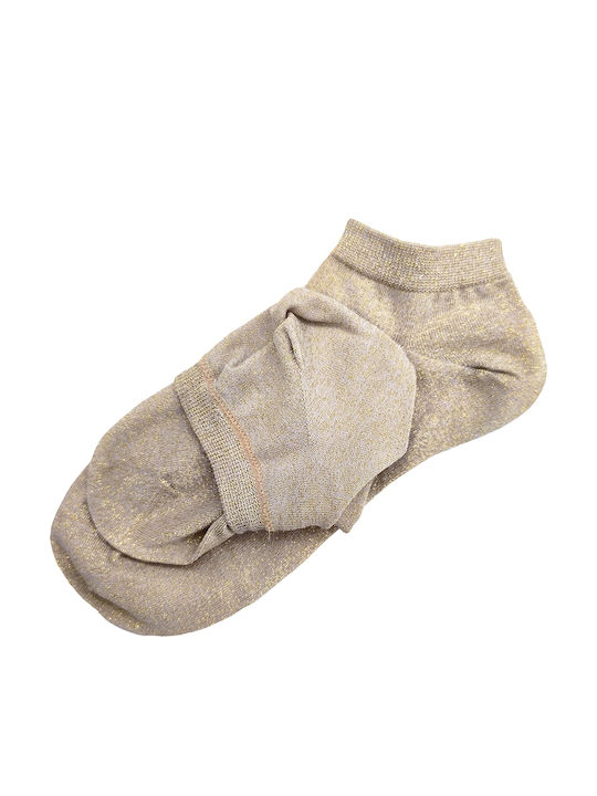 Gift-Me Women's Beige Socks