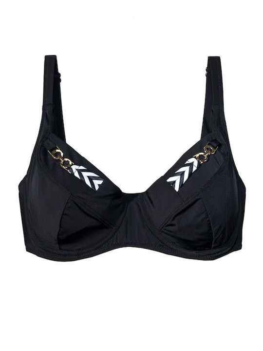 Topuri De Bikini Sutien Cu Burete Negru