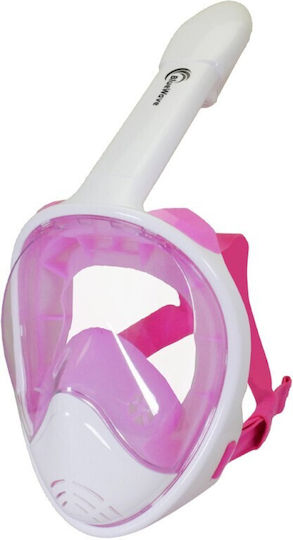 Bluewave Bluewave Vollgesicht Tauchmaske Rosa/Weiß
