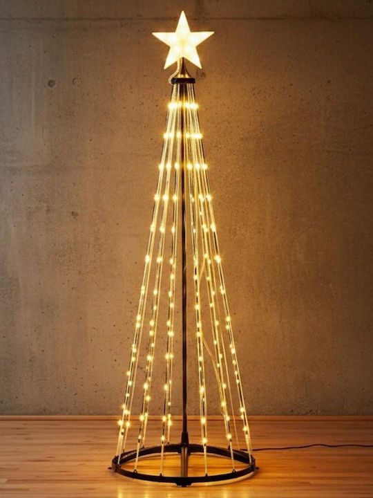 Beleuchteter Baum 300cm Weiß Warm 550led Stern 10led Durchmesser 90cm Ip44
