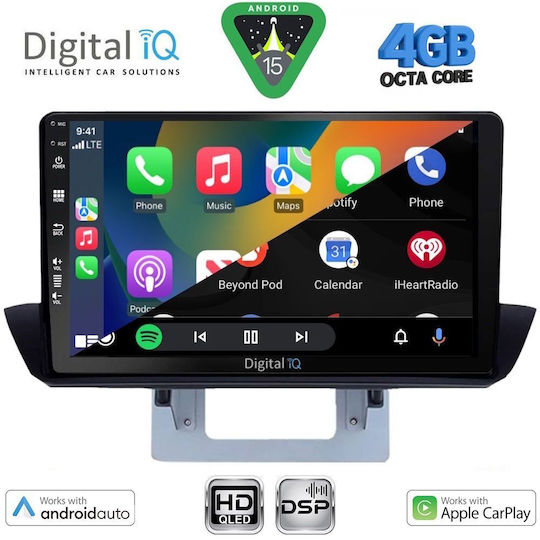 Digital IQ Ηχοσύστημα Αυτοκινήτου για Mazda BT-50 2012-2019 (Bluetooth/USB/WiFi/GPS/Apple-Carplay/Android-Auto) με Οθόνη Αφής 9"