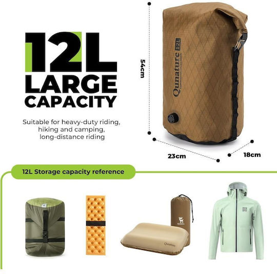 Qunature Qunature Водоустойчива Чанта С Клапан Каки 12л