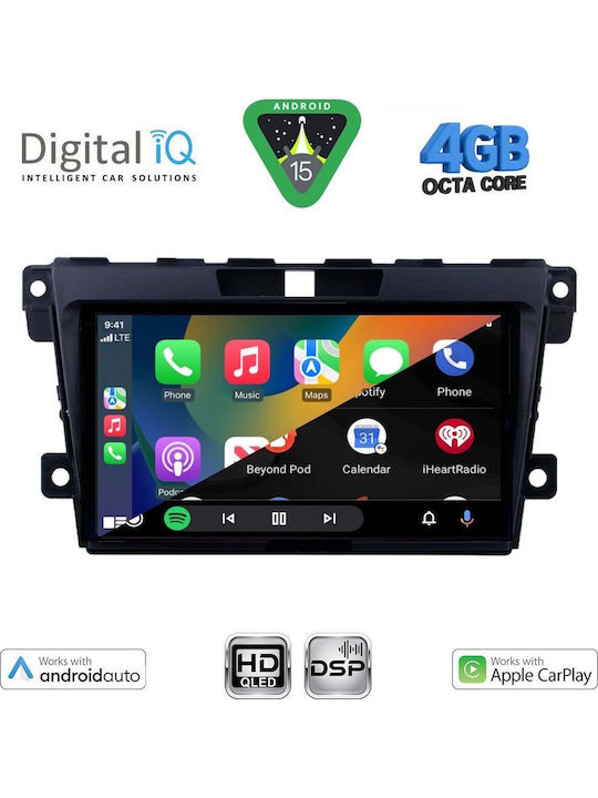 Digital IQ Ηχοσύστημα Αυτοκινήτου για Mazda CX-7 2006-2012 (Bluetooth/USB/WiFi/GPS/Apple-Carplay/Android-Auto) με Οθόνη Αφής 9"