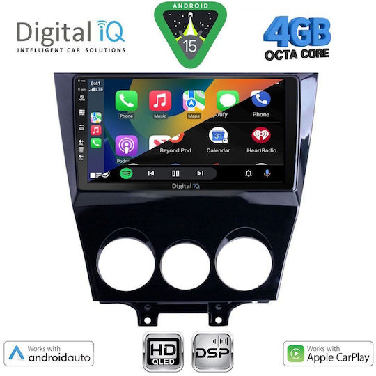Digital IQ Ηχοσύστημα Αυτοκινήτου για Mazda RX-8 2008-2014 (Bluetooth/USB/WiFi/GPS/Apple-Carplay/Android-Auto) με Οθόνη Αφής 9"