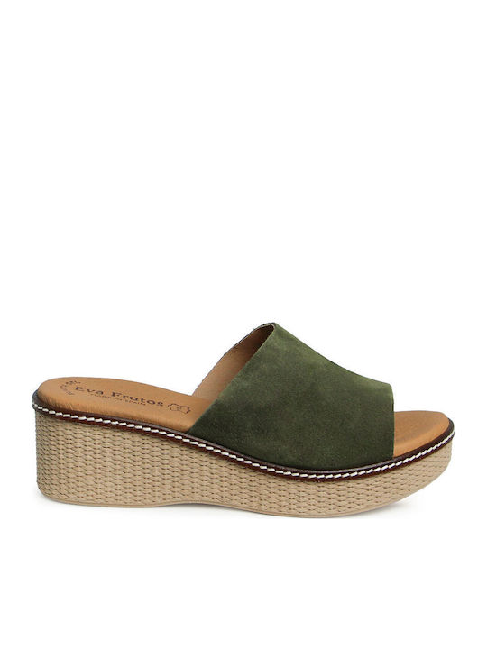 Sommer Damenplattformen Khaki