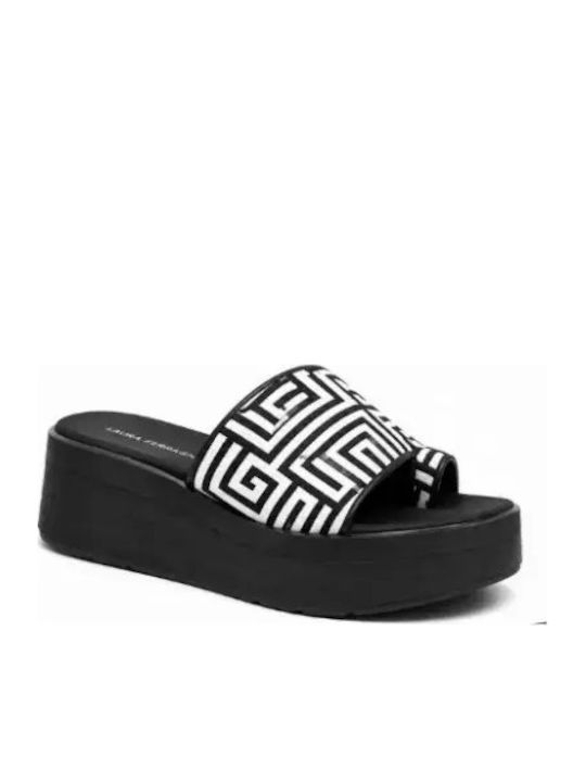 Sommer Damenplattformen Schwarze