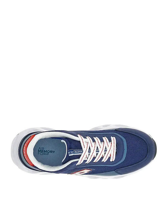 Kids Sports Shoes Running with Hoop & Loop Closure Blue