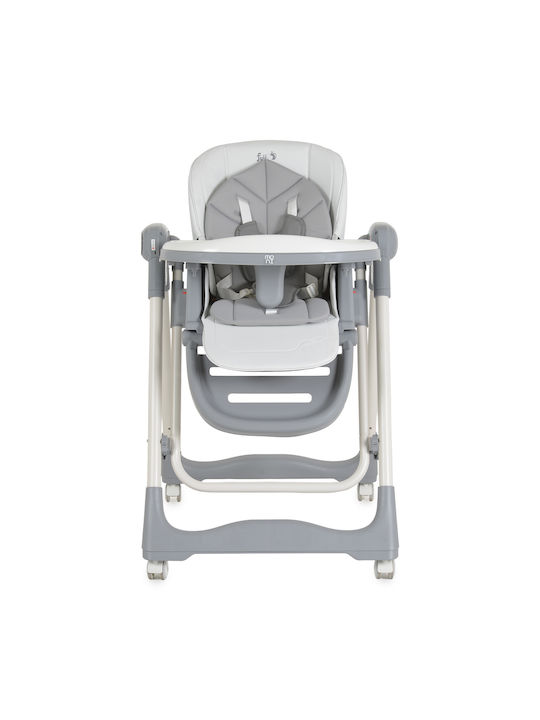 Moni Baby Highchair 2 in 1 with Adjustable Height Gray