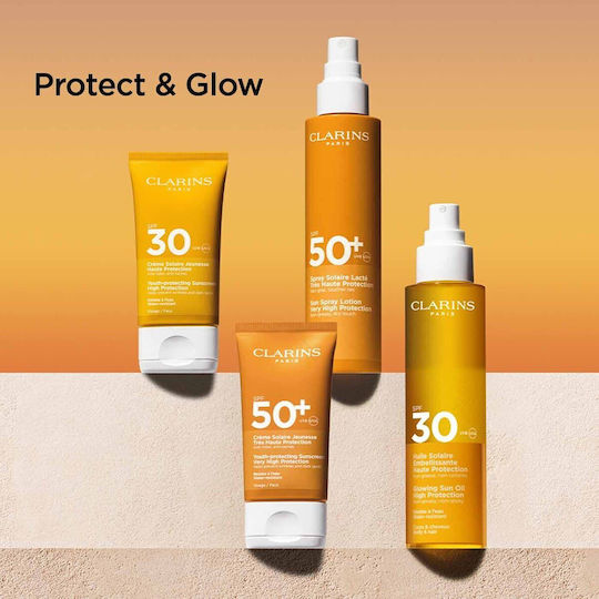 Clarins SPF50SPF50+ Αδιάβροχο Βρεφικό Αντηλιακό Γαλάκτωμα για Πρόσωπο 50ml