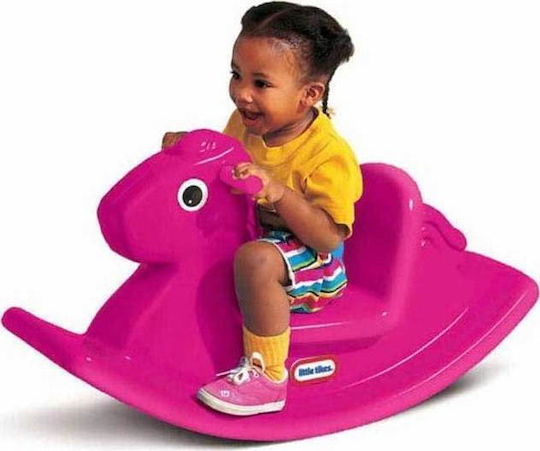 Little Tikes Fabric Rocking Toy Horse Pink