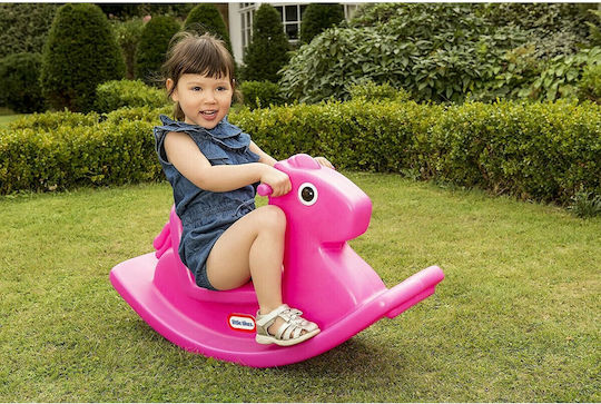 Little Tikes Fabric Rocking Toy Horse Pink