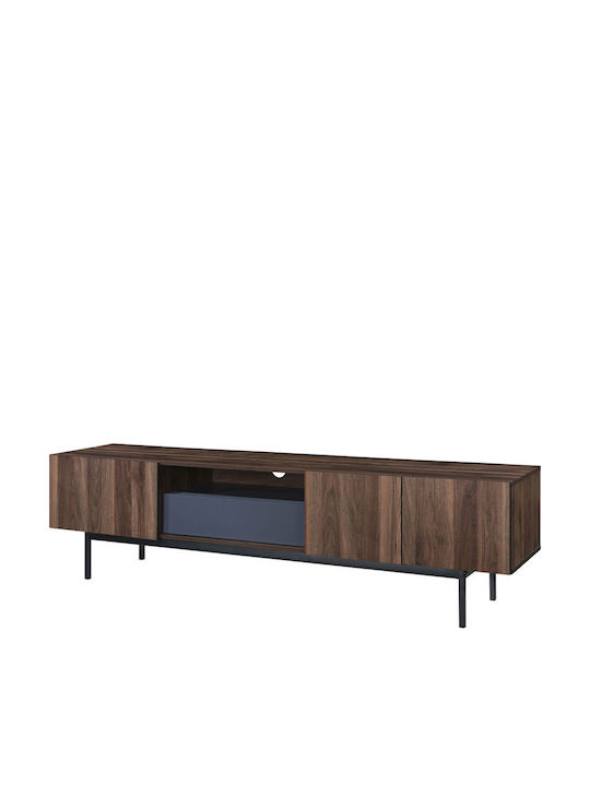 Телевизионни Мебели Grooves Wotan Oak - Сив М180xД40xВ50см