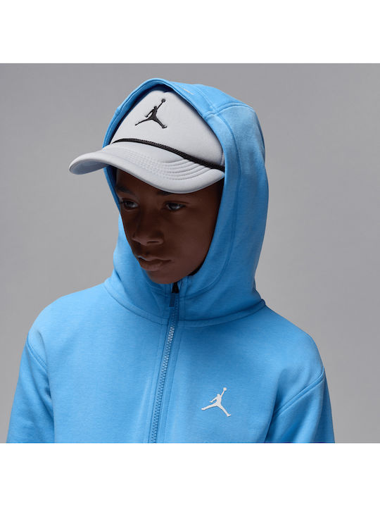 Athletic Kids Hoodie Dri-Fit Cotton with Hood Blue
