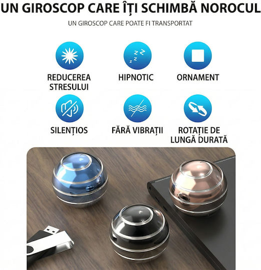 Alista Home Fidget Spinner Μεταλλικό Γκρι