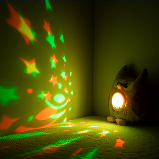 Chipolino Sleep Toy Velvet with Music, Light, and Sounds for 0++ Months