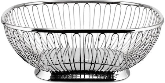 Alessi Φρουτιέρα Inox Γκρι 23x23εκ.