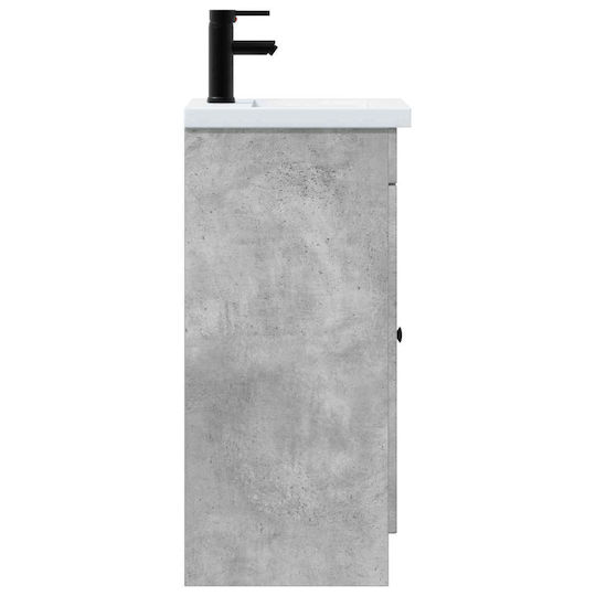vidaXL Badezimmer Waschtisch-Einheit M42xB40xH84.5cm Grau