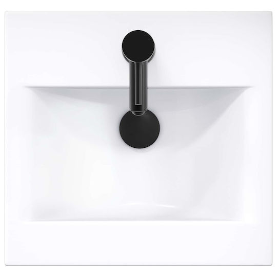 vidaXL Badezimmer Waschtisch-Einheit M42xB40xH84.5cm Grau