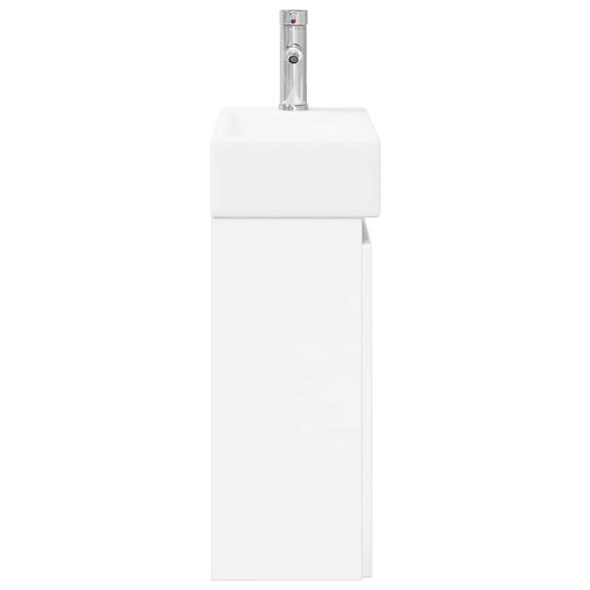 vidaXL Плот Със Смесител М45.5xШ22.5xВ84см Бял