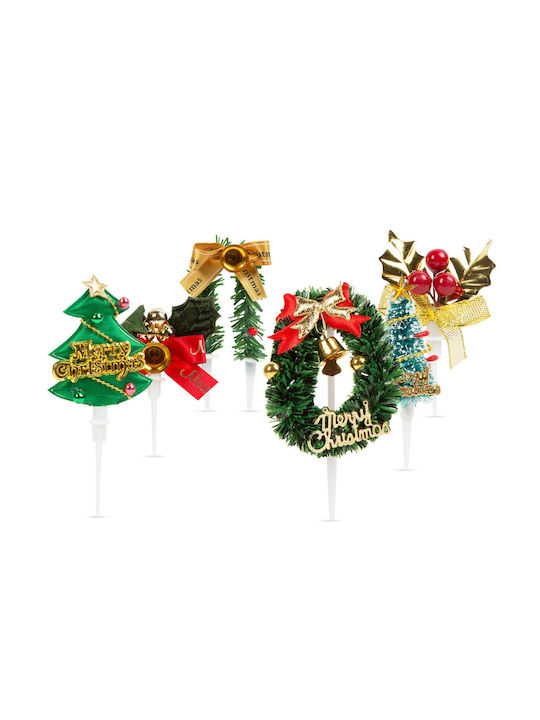 Christmas 3d Cake Decoration 10 Cm Set 3 Pcs